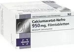 CALCIUMACETAT NEFRO 950 mg Filmtabletten 100 St