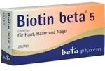 BIOTIN BETA 5 Tabletten 20 St