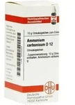 AMMONIUM CARBONICUM D 12 Globuli 10 g