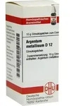 ARGENTUM METALLICUM D 12 Globuli 10 g