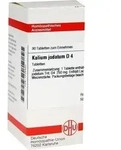 KALIUM JODATUM D 4 Tabletten 80 St