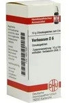 VERBASCUM D 6 Globuli 10 g