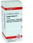 GINKGO BILOBA D 12 Tabletten 80 St