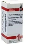 SAMBUCUS NIGRA D 2 Globuli 10 g