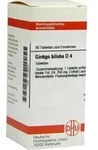 GINKGO BILOBA D 4 Tabletten 80 St