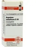 ARGENTUM METALLICUM D 30 Globuli 10 g
