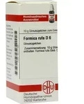 FORMICA RUFA D 6 Globuli 10 g
