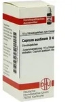 CUPRUM ACETICUM D 4 Globuli 10 g