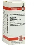 NATRIUM SULFURICUM D 30 Globuli 10 g