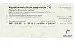 ARGENTUM METALLICUM praeparatum D 30 Ampullen 8 St