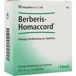 BERBERIS HOMACCORD Ampullen 10 St