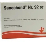 SANOCHOND Nr.92 D 7 Ampullen 10 ml