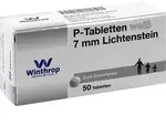 P TABLETTEN wei&szlig; 7 mm Teilk. 50 St
