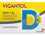 VIGANTOL 500 I.E. Vitamin D3 Tabletten 50 St