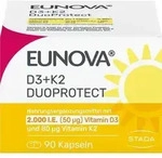 EUNOVA DuoProtect D3+K2 2000 I.E./80 &mu;g Kapseln 90 St
