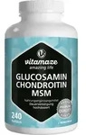 GLUCOSAMIN CHONDROITIN MSM Vitamin C Kapseln 240 St