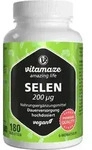 SELEN 200 &mu;g hochdosiert vegan Tabletten 180 St