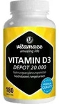 VITAMIN D3 20.000 I.E. Depot hochdosiert Tabletten 180 St