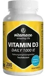 VITAMIN D3 1000 I.E. daily vegetarisch Tabletten 200 St