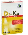 D3+K2 2000 I.E.+100 &mu;g Tabletten 120 St