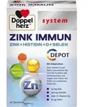 DOPPELHERZ Zink Immun Depot system Tabletten 30 St