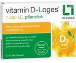 VITAMIN D-LOGES 7.000 I.E. pflanzlich Wochendepot 60 St