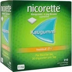 NICORETTE Kaugummi 2 mg freshfruit 210 St