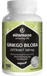 GINKGO BILOBA 100 mg hochdosiert vegan Kapseln 100 St