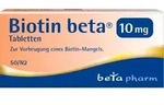 BIOTIN BETA 10 mg Tabletten 50 St