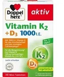 DOPPELHERZ Vitamin K2+D3 1000 I.E. Tabletten 30 St