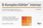 B-KOMPLEX K&ouml;hler intense Kapseln 15 St