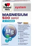 DOPPELHERZ Magnesium 500 Depot system Tabletten 60 St
