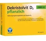DEKRISTOLVIT D3 2000 I.E. pflanzlich Kapseln 60 St