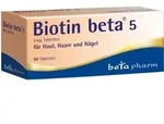 BIOTIN BETA 5 Tabletten 90 St