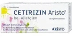 CETIRIZIN Aristo bei Allergien 10 mg Filmtabletten 7 St