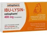 IBU-LYSIN-ratiopharm 400 mg Filmtabletten 10 St