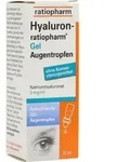 HYALURON-RATIOPHARM Gel Augentropfen 10 ml