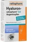 HYALURON-RATIOPHARM Gel Augentropfen 20 ml