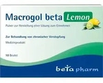 MACROGOL beta Lemon Plv.z.Her.e.Lsg.z.Einnehmen 10 St