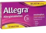 ALLEGRA Allergietabletten 20 mg Tabletten 6 St