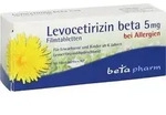 LEVOCETIRIZIN beta 5 mg Filmtabletten 50 St