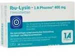 IBU-LYSIN 1A Pharma 400 mg Filmtabletten 20 St