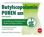 BUTYLSCOPOLAMIN PUREN 10 mg &uuml;berzogene Tab. 20 St