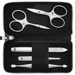 Zwilling Manik&uuml;re Pedik&uuml;re Set 5tlg. mit Nagelschere schwarz