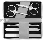 Zwilling Manik&uuml;re Pedik&uuml;re Set 5tlg. mit Nagelschere grau