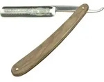 Golddachs Rasiermesser, Olivenholz