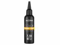 Alcina Color Gloss + Care Emulsion 7.18 mittelblond-asch-silber 100 ml