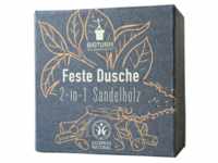 BIOTURM Feste Dusche 2 in 1 Sandelholz 100 g