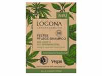 LOGONA Festes Pflege Shampoo Bio-Hanf & Bio-Brennnessel 60 g