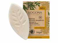 LOGONA Festes Pflege Shampoo Bio-Hanf & Bio-Holunder 60 g